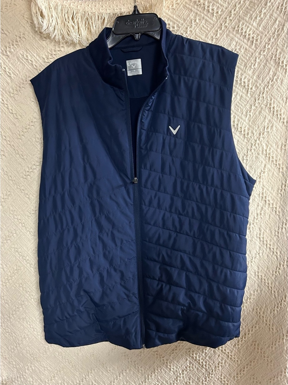 Callaway Navy Quilted Golf Vest